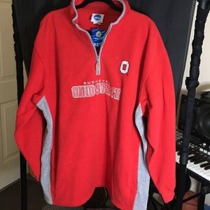 XL NEW NCAA OHIO STATE BUCKEYES FAN SWEATER